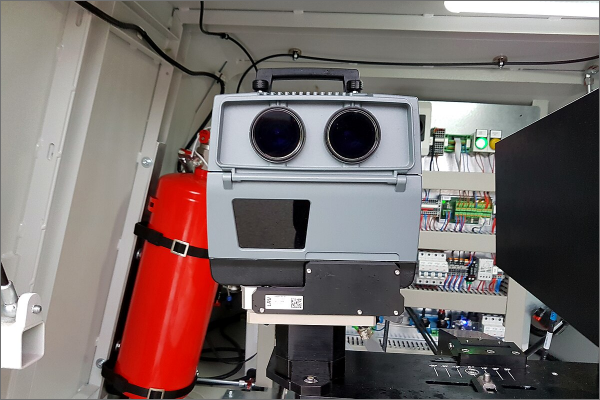 PoliScan FM1 Enforcement-Trailer, Messeinheit