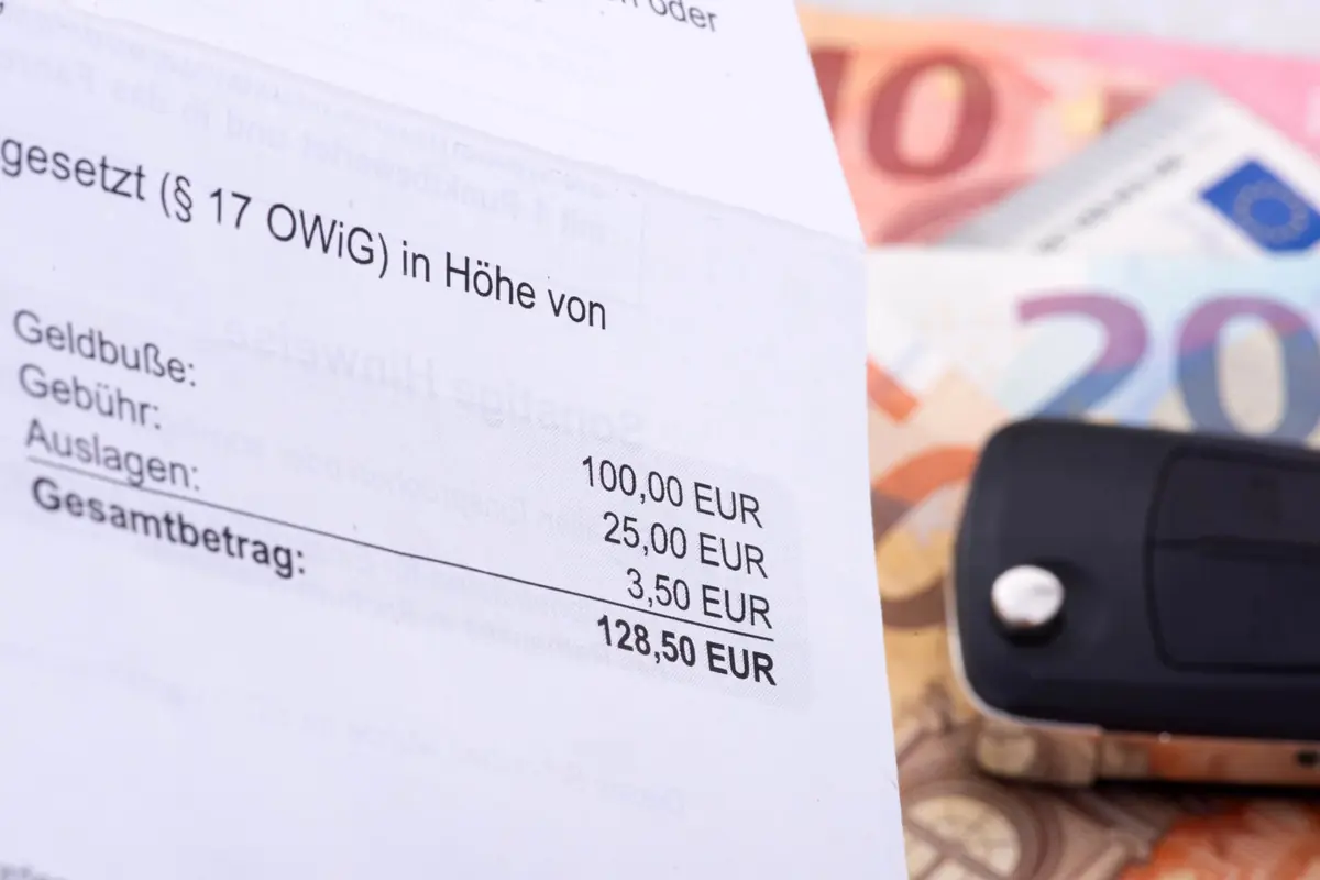 Fahreignungsregister in Flensburg mit Punktestand eines Autofahrers