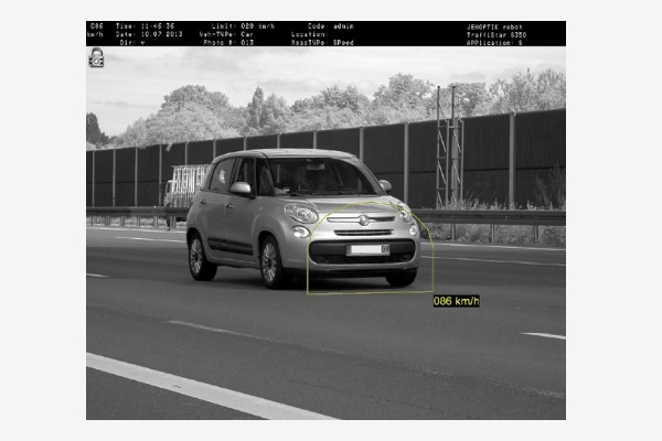 TraffiStar S350 Messfehler: Auswertrahmen, Auswerthilfe S350